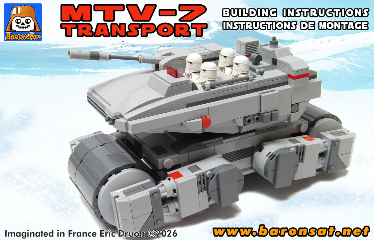 Star Wars MTV-7 Lego moc building Instructions Cover